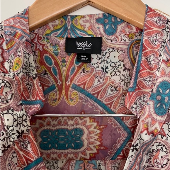 Printed women’s blouse - Picture 2 of 3